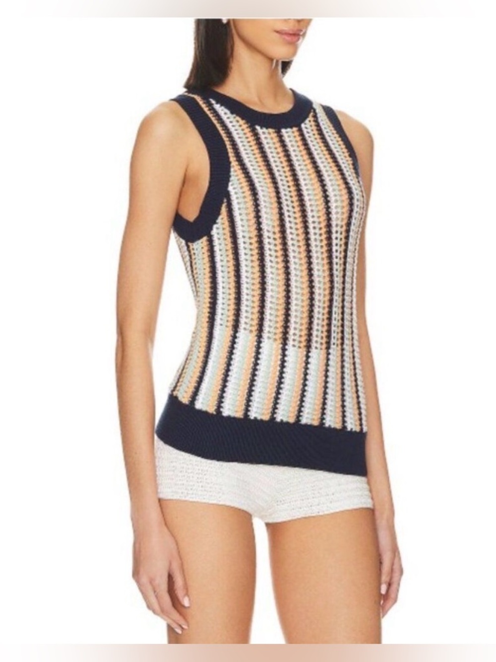 525 AMERICA Krista Stripe Vertical Tank